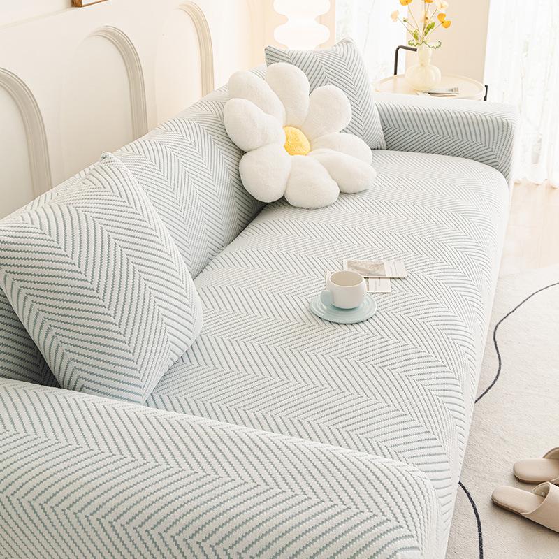 Thick Jacquard Sofa Cover Adjustable Elastic Sofa Covers Elastic Sofa Seat Cover for Living Room Non-slip Slipcovers Couch Cover