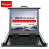 Shengwei 8-Port KVM Switch with 17-Inch LCD Monitor