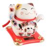 Ceramic Wealth Welcoming Cat Ornament Desktop Fortune Cat Craft for Home Shop Store Business GiftType 3