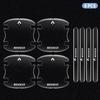 Car Door Bowl Anti-scratch Sticker Decals Auto Accessories For Renault Fluence 3 Laguna Scenic Latitude Talisman Kadjar Captur r888