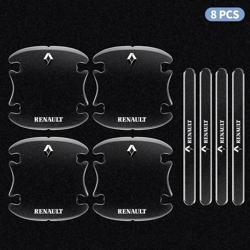 Car Door Bowl Anti-scratch Sticker Decals Auto Accessories For Renault Fluence 3 Laguna Scenic Latitude Talisman Kadjar Captur r888
