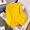 Women Sweater Autumn Loose V-neck Knitted Pullovers Solid Soft Knitwear Bottoming Shirts Ladies Jumpers Basic Sweaters
