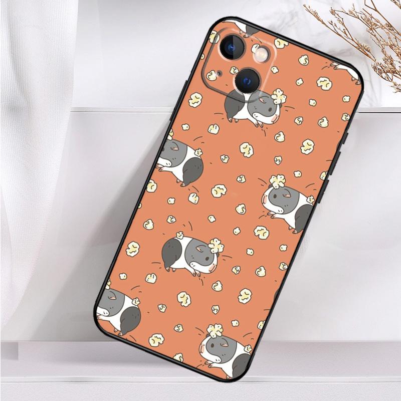 Cute Cartoon Guinea Pig Shockproof Case For iPhone 17 15 16 Pro Max 11 14 Plus 12 13 Mini 16e 17 Air Phone Cover