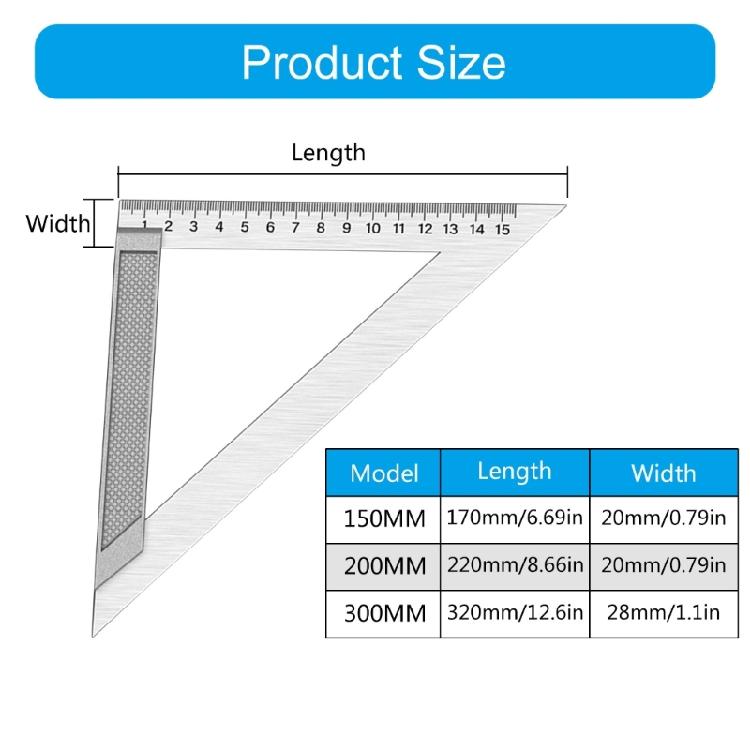Stainless Steel Ruler Drawing Tool for Students Professional Drafting Architecture Engineering Art Ruler 150/200/300mm