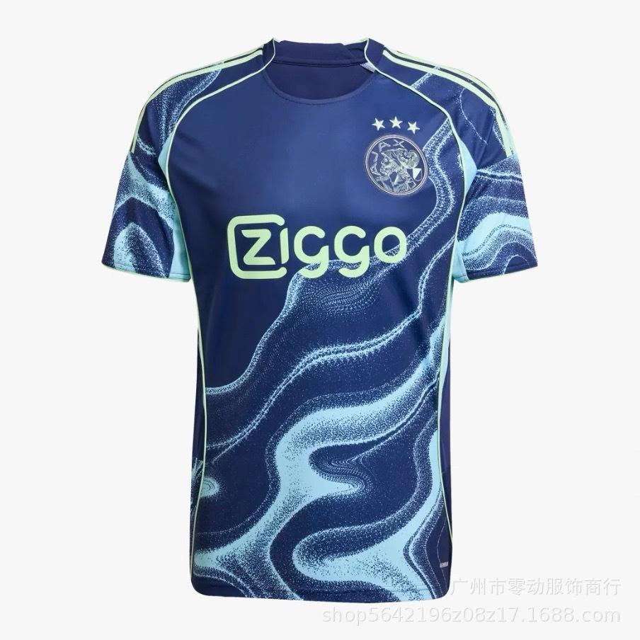 26-27 Ajax Trikot Ajax 2. Auswärts Nr. 7 Carrizzo Nein. 32 Fuan Jianyang Fußballtrikot L