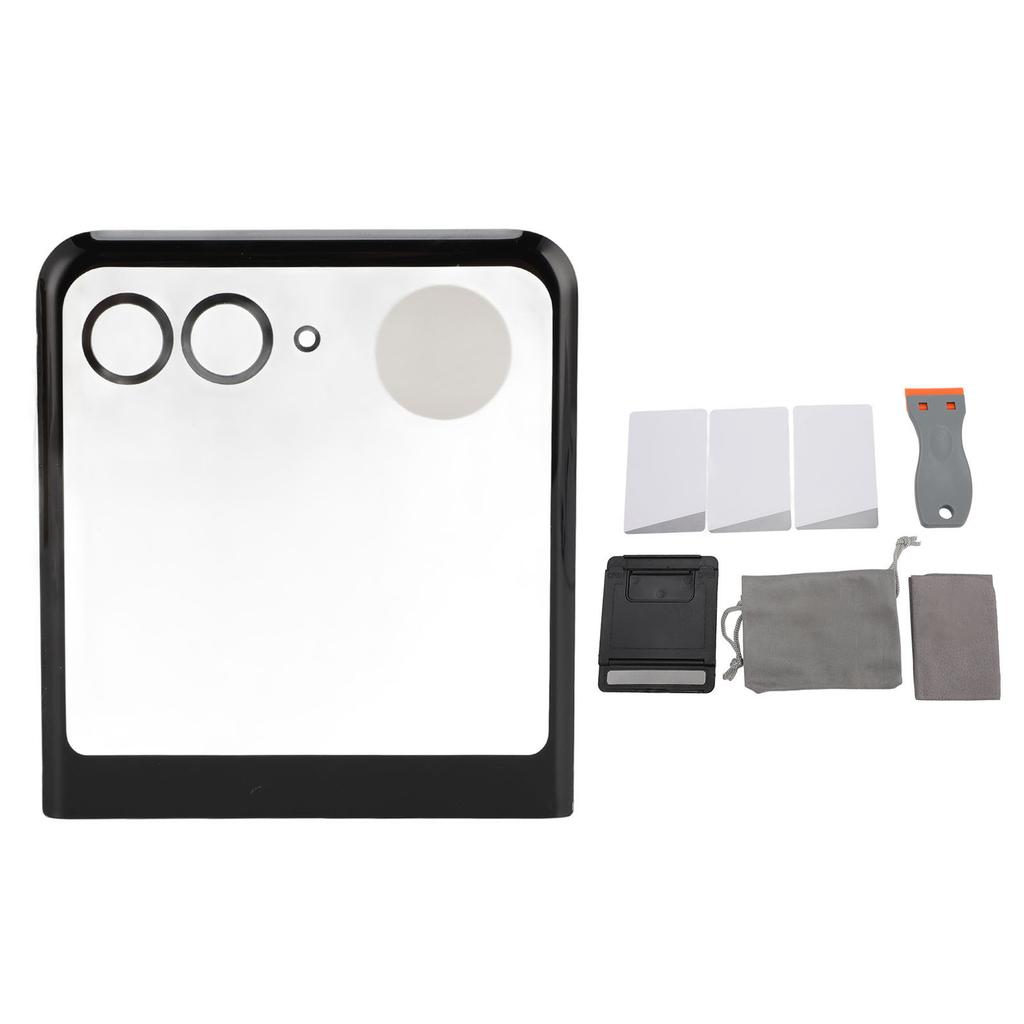 Telefon Rückseite Äußeres Linsenglas Bildschirm Ersatz für Razr 40 Ultra mit OCA Kleber Reparaturwerkzeug-Set