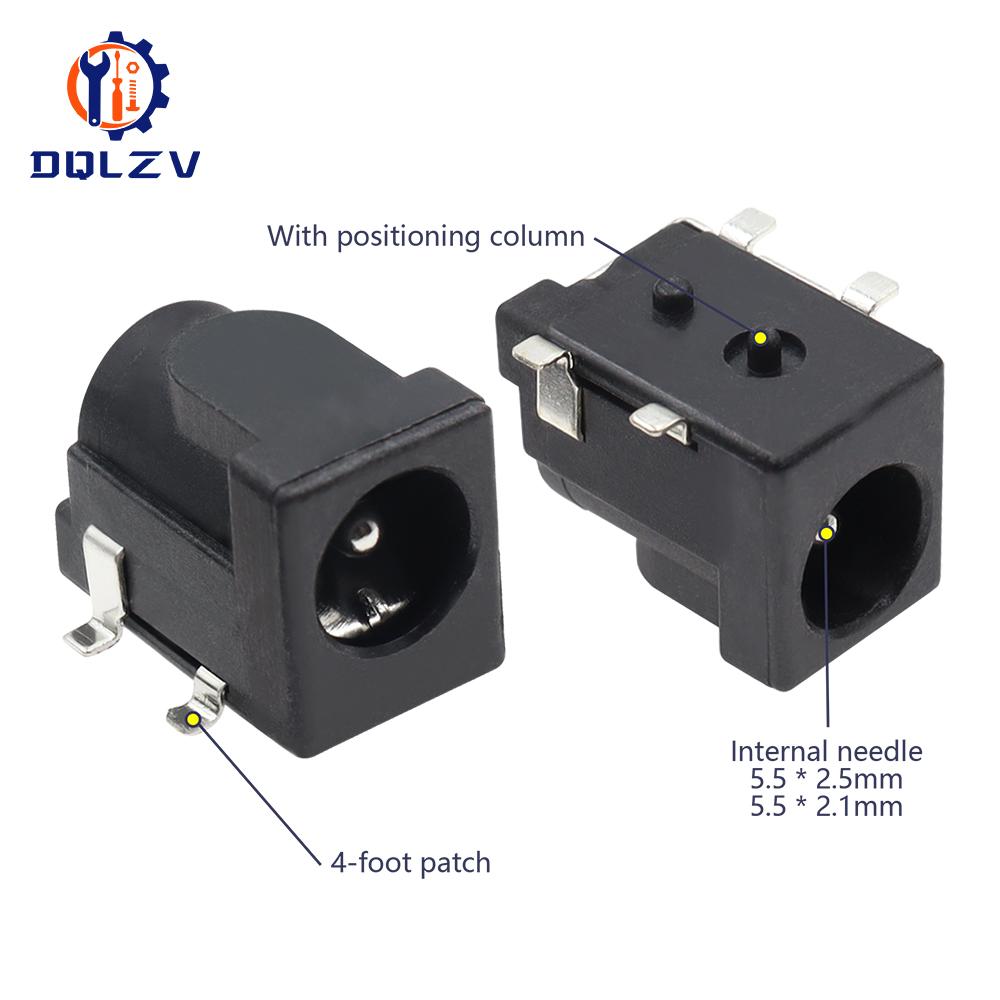 DC-050 SMD DC050 5.5*2.1mm DC Power Jack Connector 5.5 x 2.5 mm socket DC050 5.5*2.1mm 5.5*2.5mm 2.1 / 2.5 socket