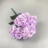 1PC 5-Head Artificial Flowers Silk Hydrangea Bridal Bouquet Real Touch Fake Flowers Home Party Wedding Decoration