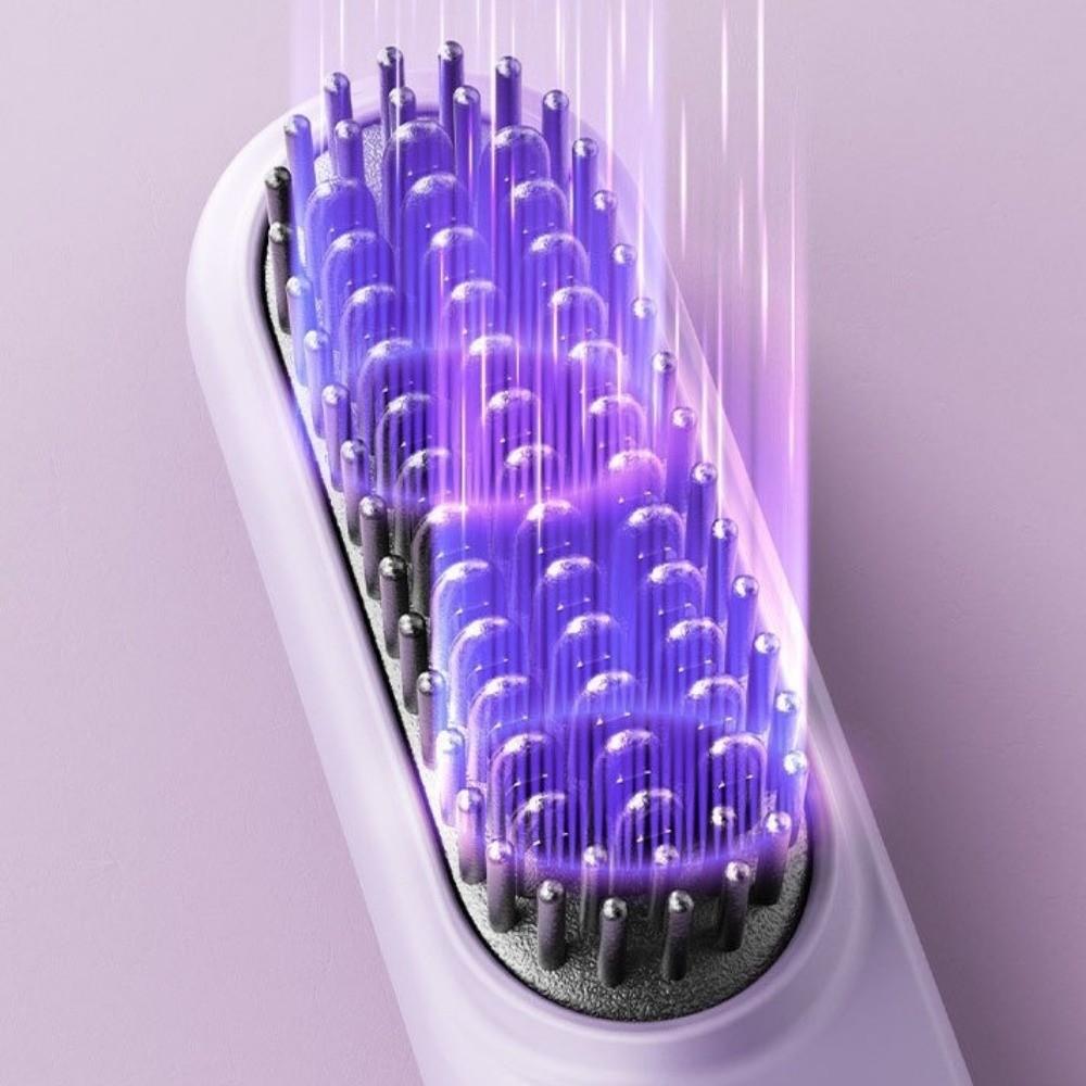 Anti-Scald Design Electric Hair Brush Electric Straightening Comb  Straight Hair