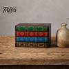 Talos Fake Book Decoration Ornaments, Flip-Top Hollow Storage Design, Vintage Style Decorative Box, for Coffee Table, Bookshelf Display