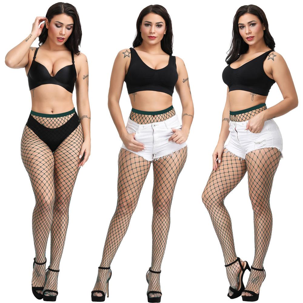 Hook up sexual fun stockings pantyhose base socks non-slip white colored mesh stockings fishmesh pantyhose