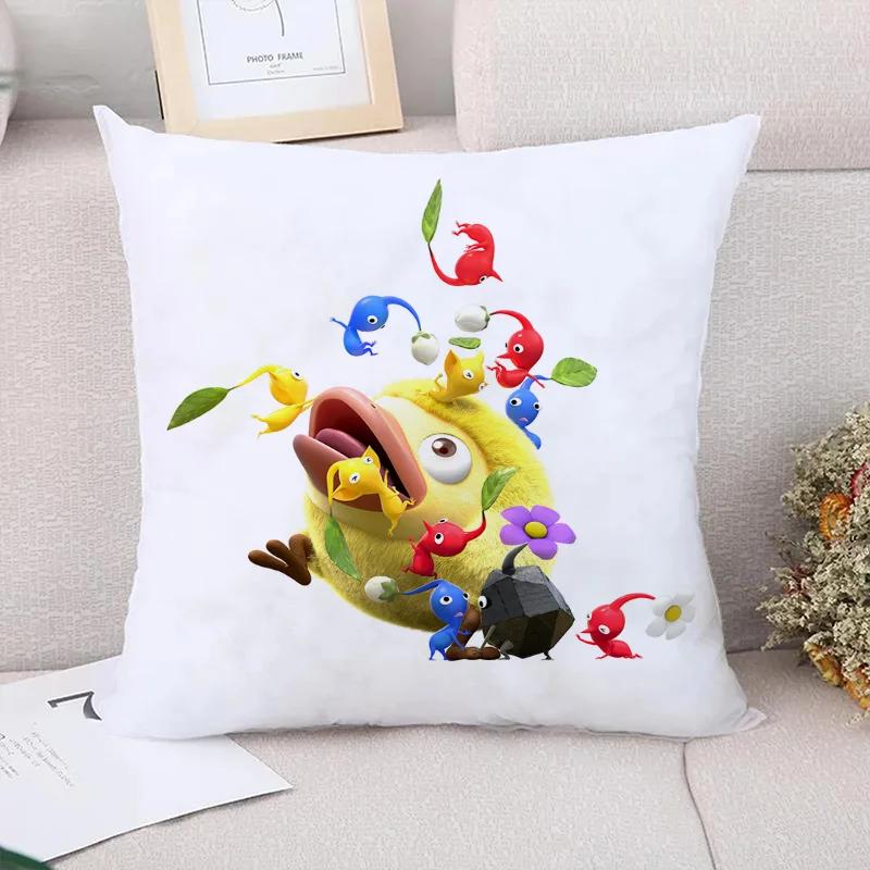 PIKMINS Kuddfodral för Kuddar Dekorativa Soffkuddar Kuddar Heminredning Kort Plysch Örngott 40x40 Soffa 45*45 Säng