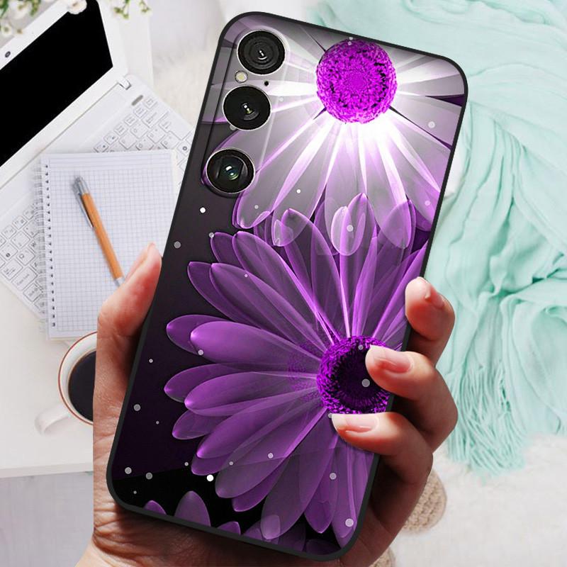 For Sony Xperia 1 VI Case Animals Soft Silicone TPU Back Cover Phone Cases For Sony Xperia1 VI Protective Bumper Shockproof Capa
