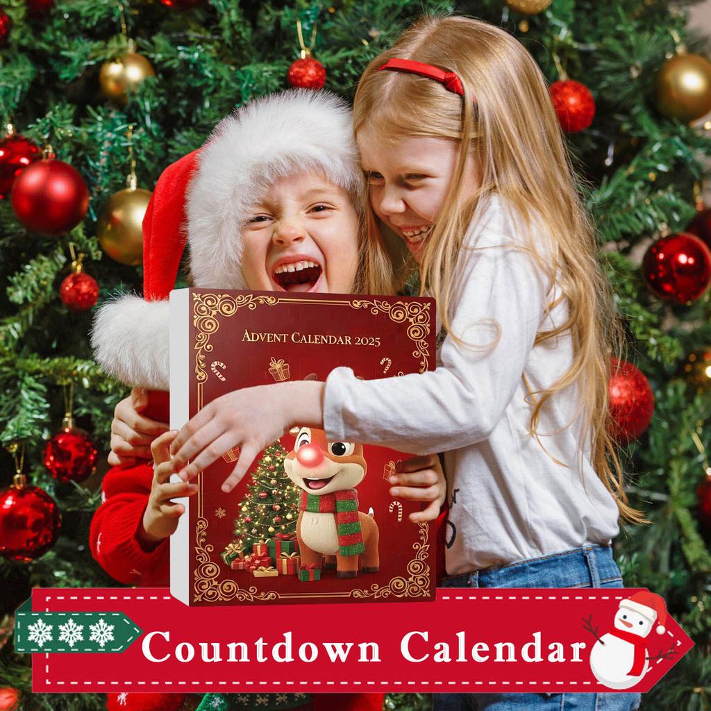 Nedtellingskalenderen inkluderer 24 gaver, nedtellingskalender og overraskelsesgave