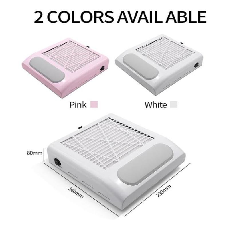 Professional Powerful Nail Duster Exhaust Fan For Nail Art Vacuum Collector Gel Nail Duster For Nail Art Salon Equipment