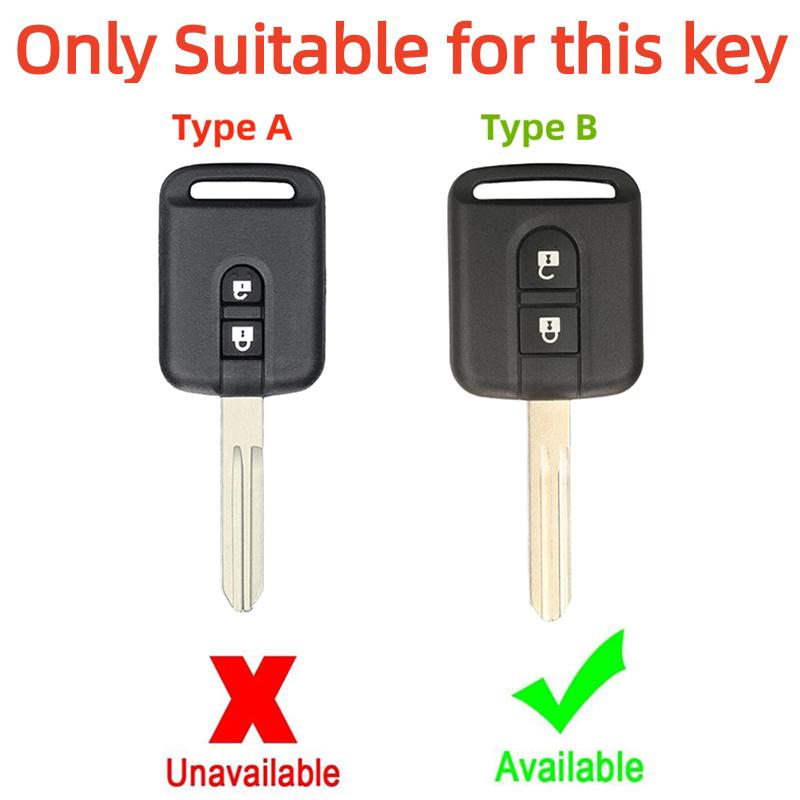Araba Anahtarı Silikon Kılıf Fob Kauçuk Kapak Nissan Micra K12 Note Navara Qashqai J10 Primera Almera Sunny X-Trail İçin