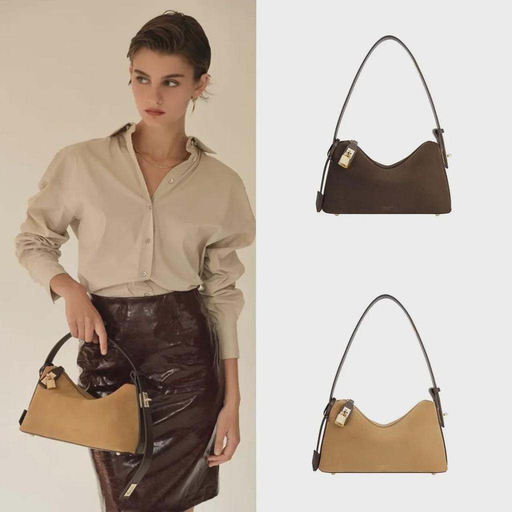Verified French Chic Crescent Shoulder & Handheld Hobo Bag