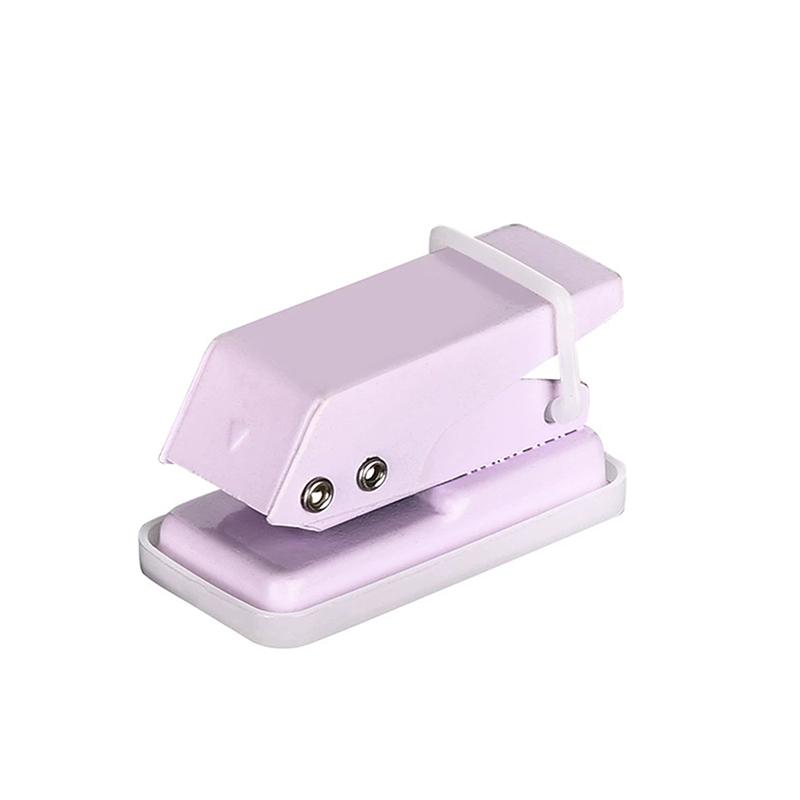 Mini Hole Punch 1 Hole Cute Paper Punch Portable Round Hole Puncher Paper Cutter Office School Supplies Stationery Items