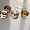 Cartoon-style Cute Cat Ring Small Design Versatile Animal Ring for Students Jewelry Accessories Popular Jewelry