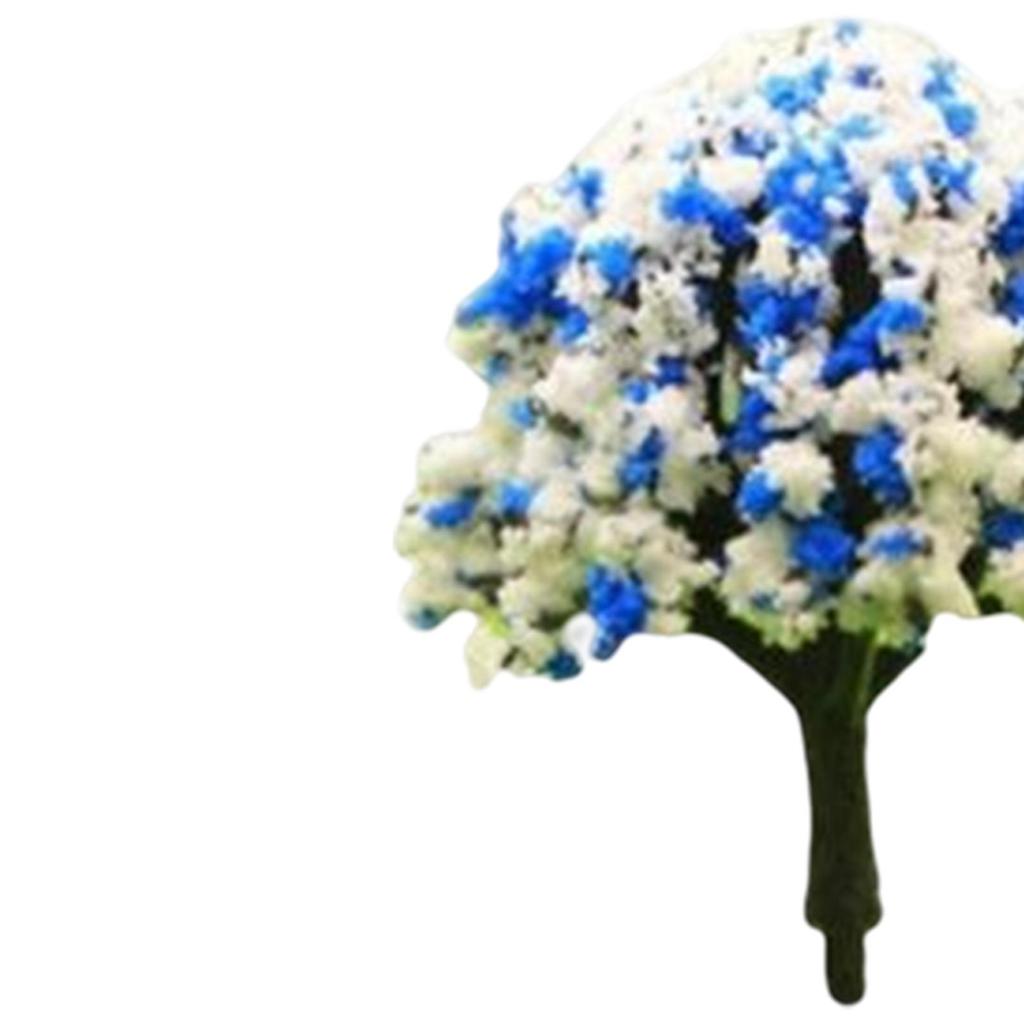 20x Miniature Tree Micro Landscape Trees Fake Mini Tree Model Scenery Materials for Micro Landscape Sand Layout Model Decoration
