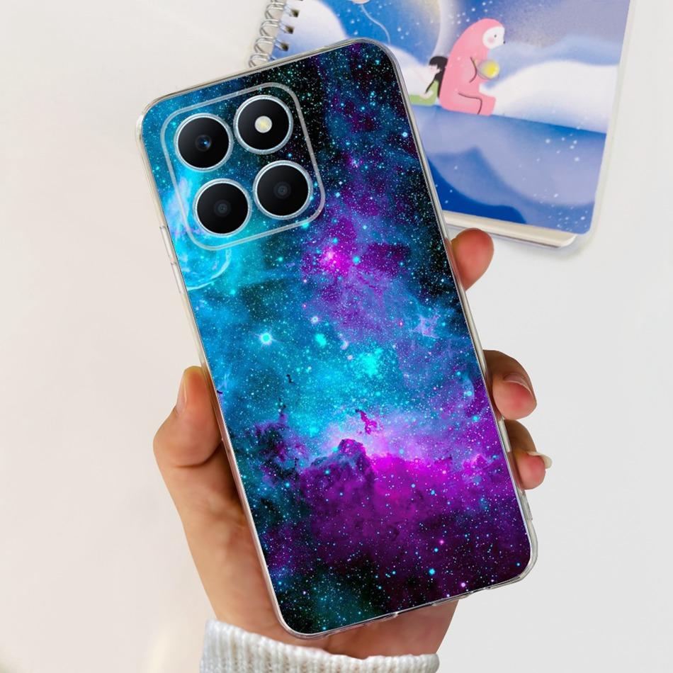 Pro Honor X6a Pouzdro na telefon HonorX6a X 6A 4G WDY-LX1 Roztomilý Motýl Květina Malované Měkký Silikon TPU Zadní Kryt Bumper