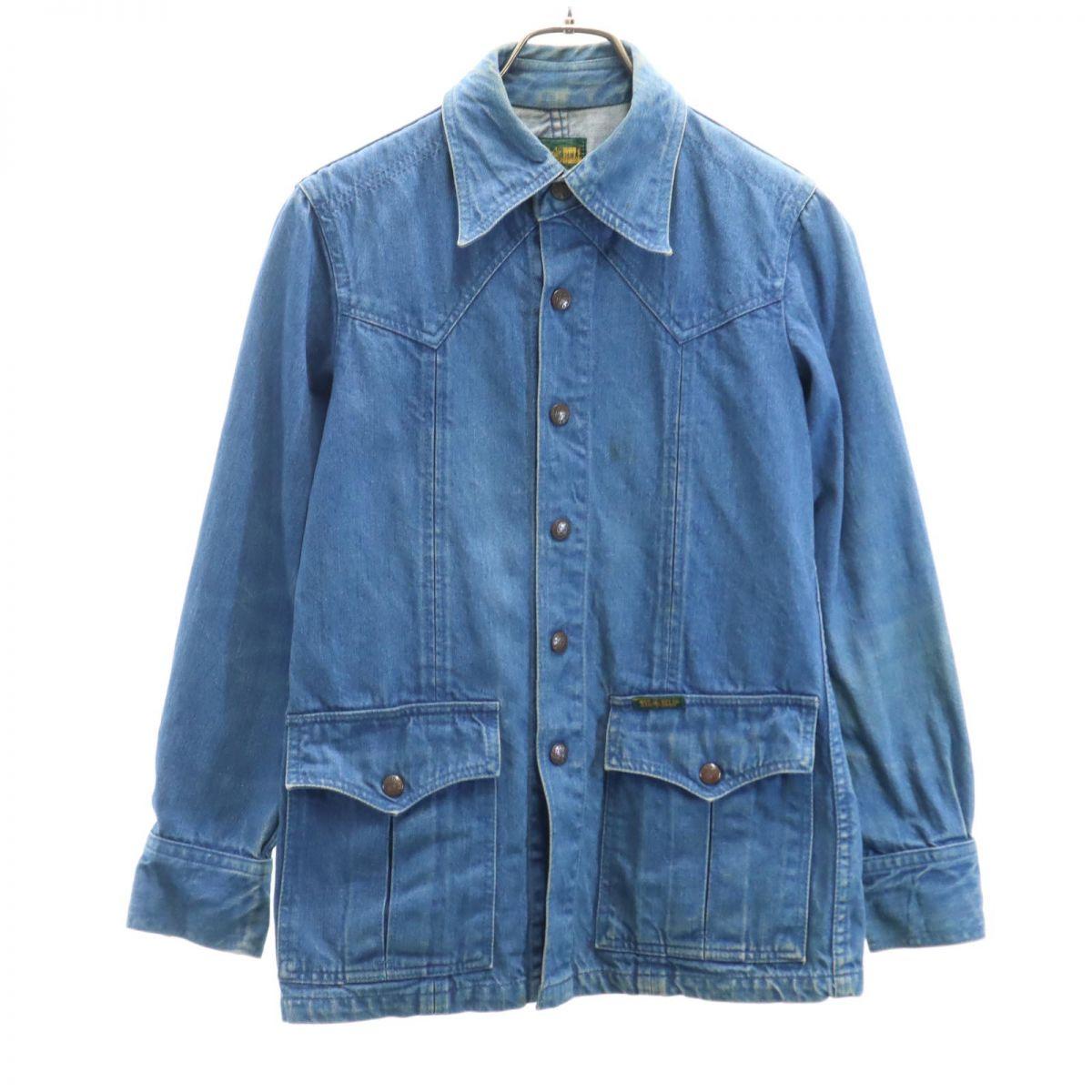 

BIGBELL Long sleeve Western Denim Jacket S jeans Men s Used