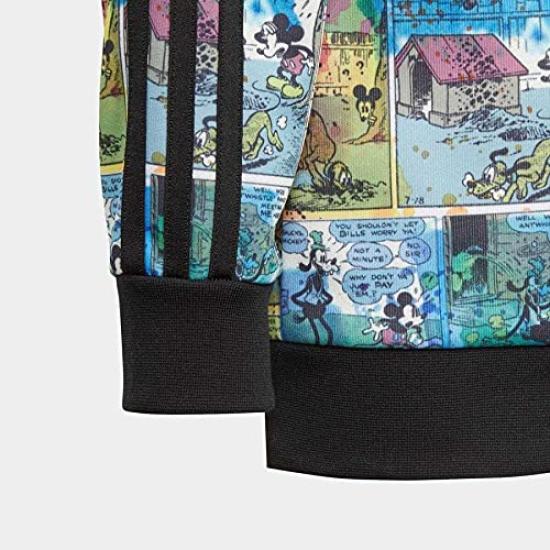 adidas Disney Collaboration DISNEY MICKEY MOUSE JOGGER SET Mickey Mouse Jogger Sweatshirt and Long Pants Size 120 Set, (115-125cm), JKL21,