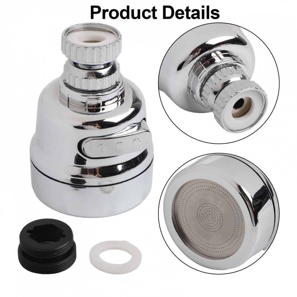 Faucet Sprayer Movable Kitchen Tap Head Nozzle Sprayer 4 adjustable parts