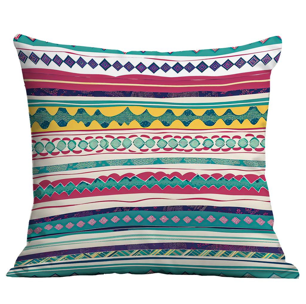 Bohemian Ethnic Style Pillow Cover Living Room Sofa Cushion Hotel Teahouse Pillow Cushion Cover Premium Durable