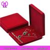 Flocked Jewelry Box for Necklace, Rings, Bracelets & Earrings - 4-Piece Set