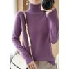 Stand-up Collar Sweater Women's Autumn And Winter Thick Section Korean Women's Solid Color Pullover Loose Knitted Long-sleeved Bottoming