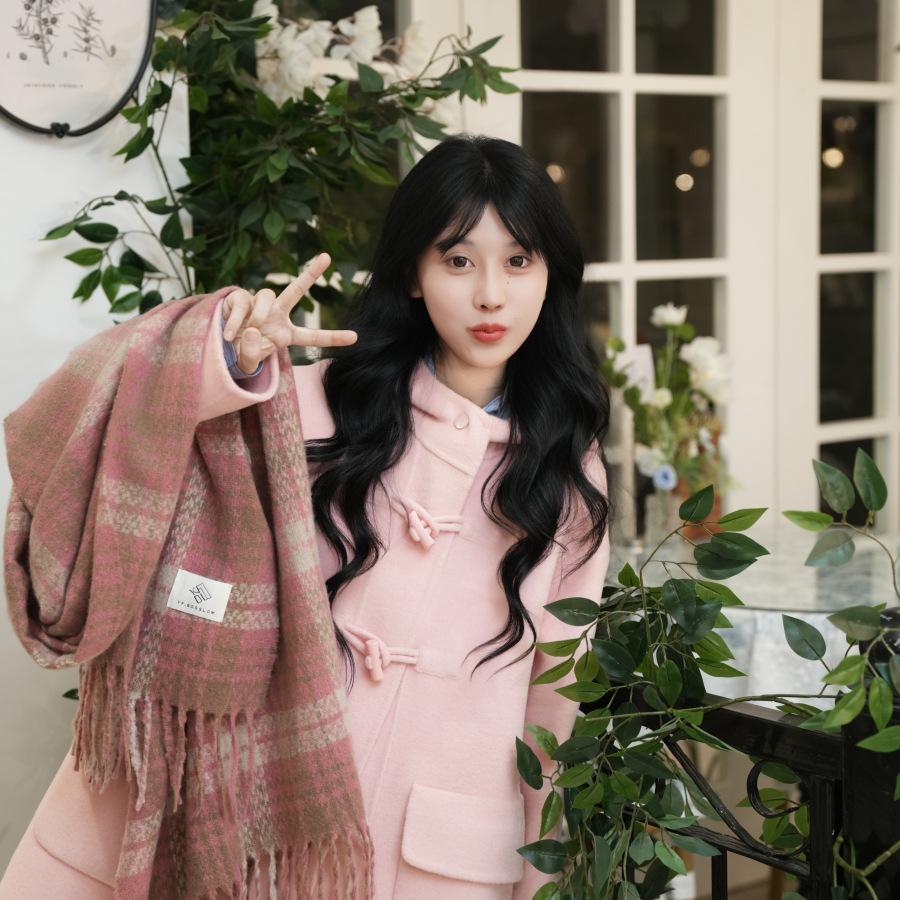 

Темпераментное шерстяное пальто ветер весна осень и зима мода универсальный повседневный свободный 3029 M