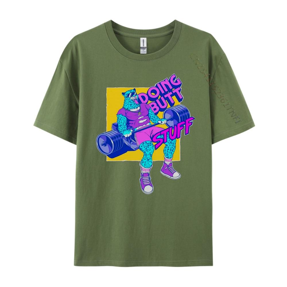Funny Doing Stuff Workout Bodybuilding Fitness Gym Muscle Men T Shirts High Quality Mens Breathable Oversized Tops Plus Size