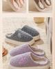 2025 Women's and Men's Cotton Slippers: Autumn/Winter Warm, Non-Slip, Thick-Soled, Plus Velvet, Wear-Resistant.