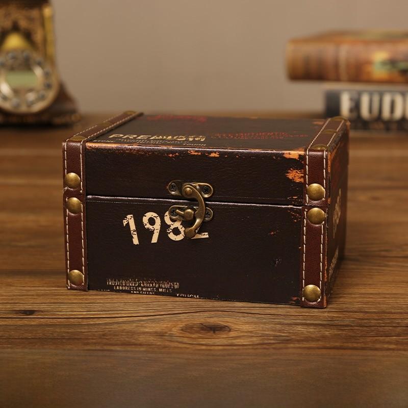 Leather Versatile Desktop Organizer Box For Cosmetics Stationery And Accessories