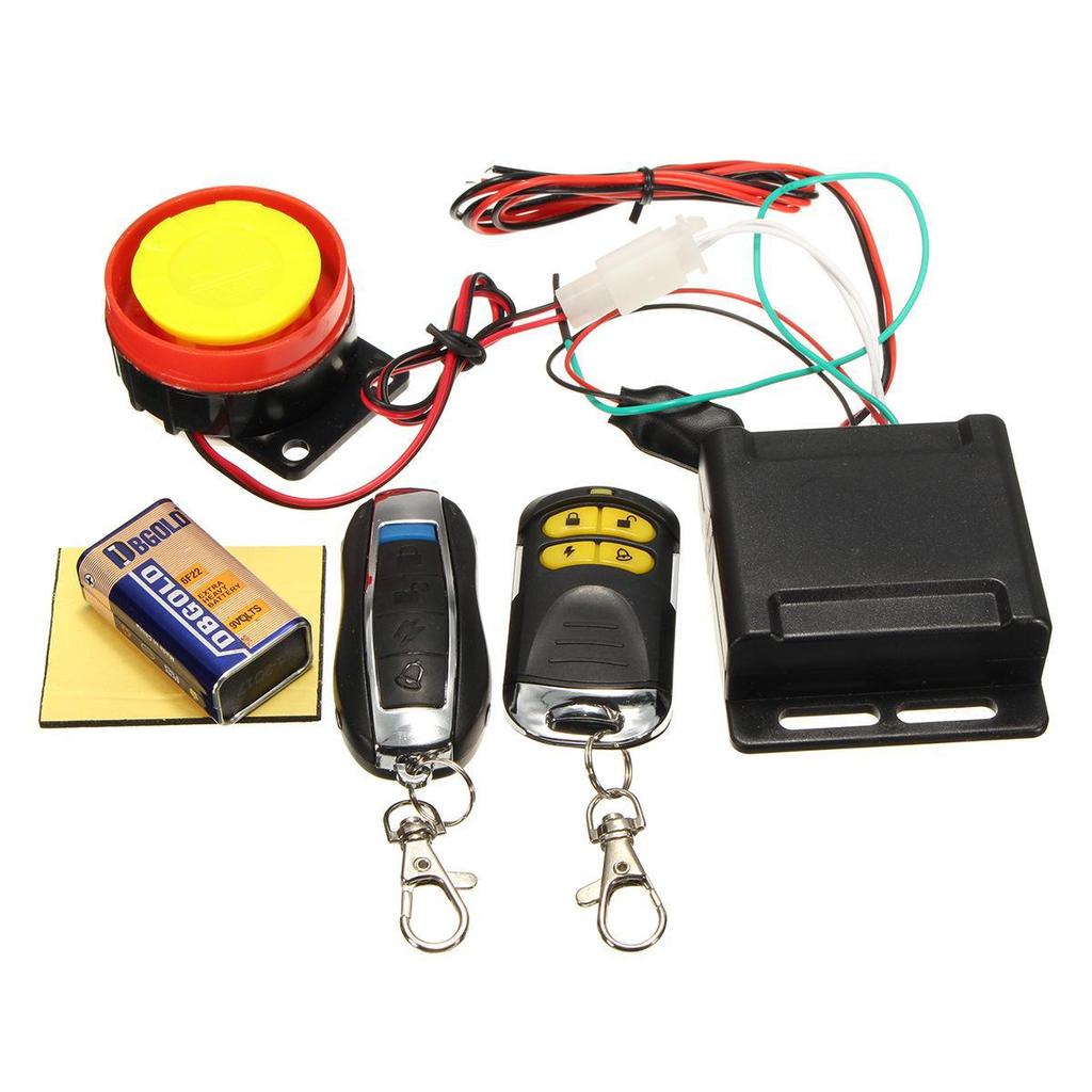 12V Motorcycle Anti-Theft Alarm with Remote Control