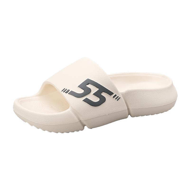 

WOTTE Нескользящие мужские тапочки с толстой подошвой Износостойкие повседневные тапочки для пар Пляжные домашние дышащие женские домашние тапочки 36-37 белый