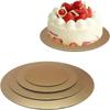 5pcs/set Round Circle Cake Base Cardboard Cake Displays Tray  Dessert Decorating Supplies