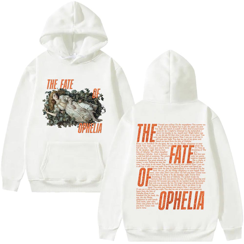 The Fate of Ophelia Lyrics Hoodie TS The Life of A Showgirl Album Graphic Clothes Women Men Fashion Retro Aesthetic Pullover Y2K