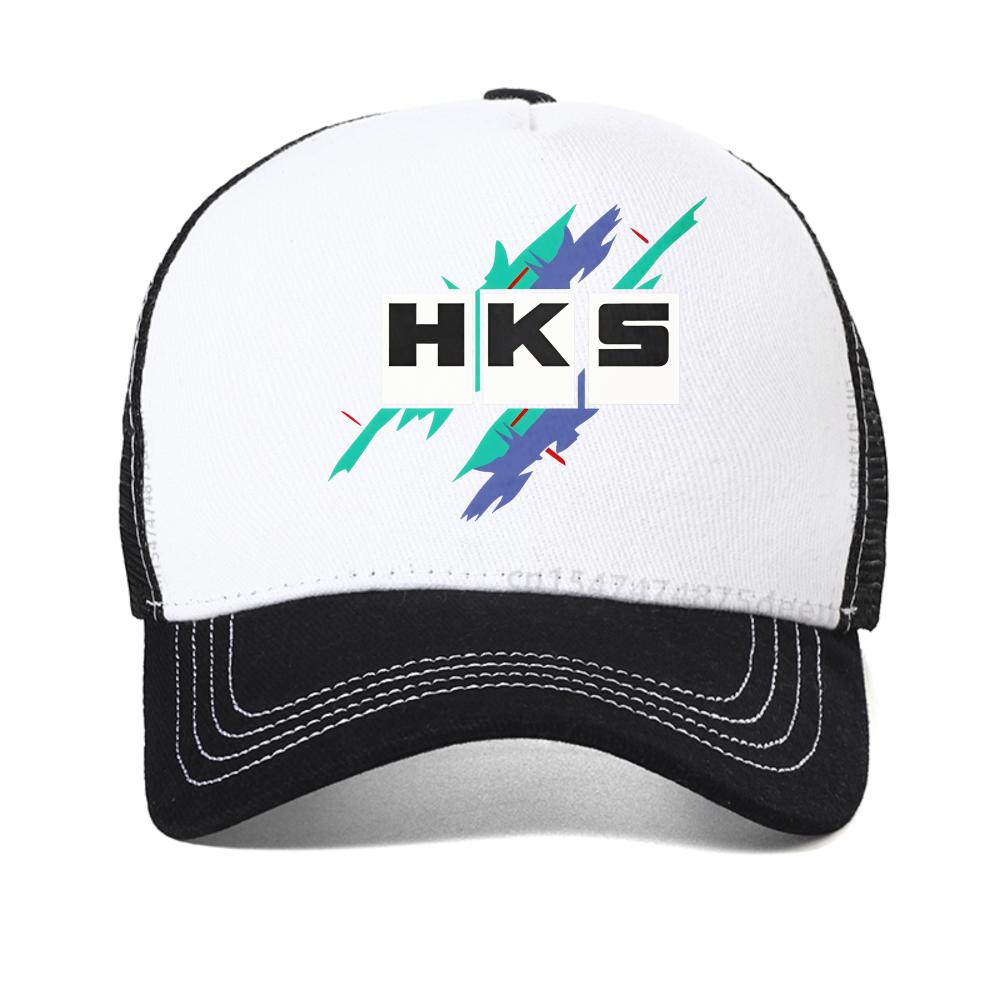 HKS lettet Pattern Trucker cap Limited HKS Power and Sportser Performance Baseball Cap Men Women Sun Hat Mesh Snapback Hats