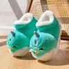 New Grumpy Side-Eye Chicken Slippers Women'S Winter High Top Plush Home Shoes Ladies Fuzzy Chick Ankle Boots Woman Funny Slipper
