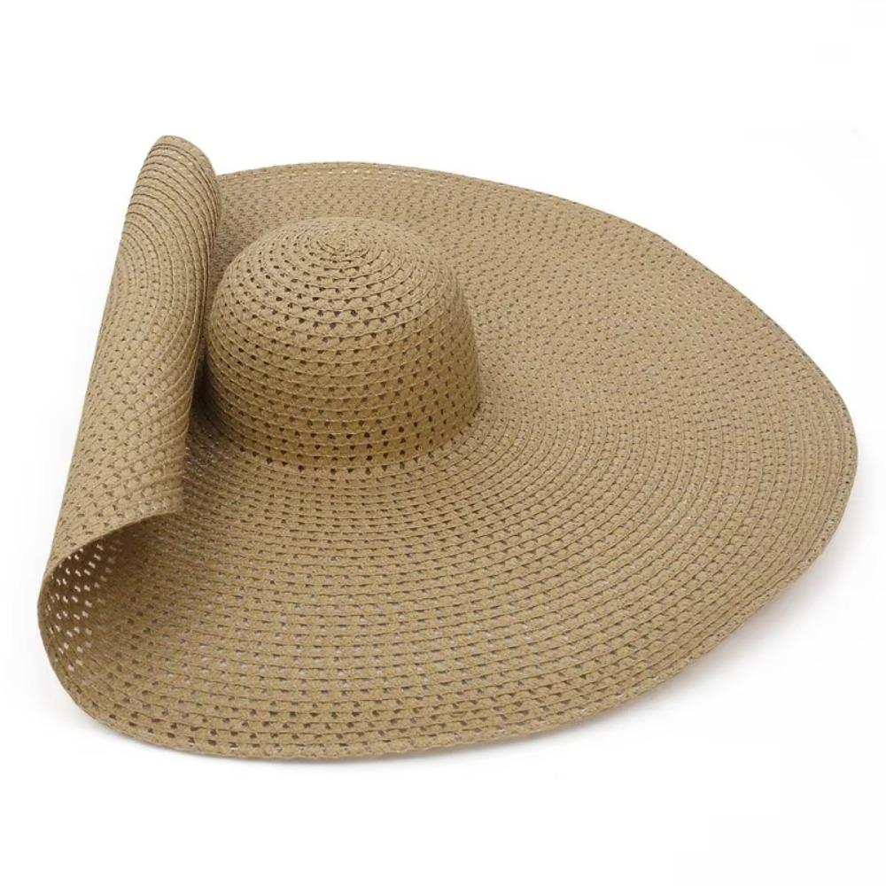 Straw Straw Hat UV Protection Bucket Hat New Sunshade Cap  Outdoor Garden Fishing Vacation