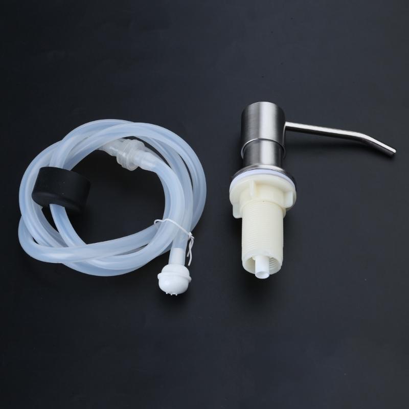 Sink Liquid Soap Dispenser Built In Sink Soap Dispenser Countertop Soap Dispenser Pump with 45.27" Extension Tube Kit