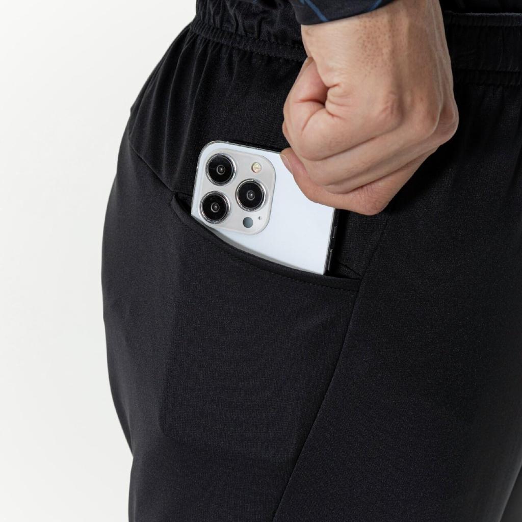 Mizuno Soccer Wear PRO Training Pants, Easy to Move in, P2MDC035, Unisex, Black, Size L