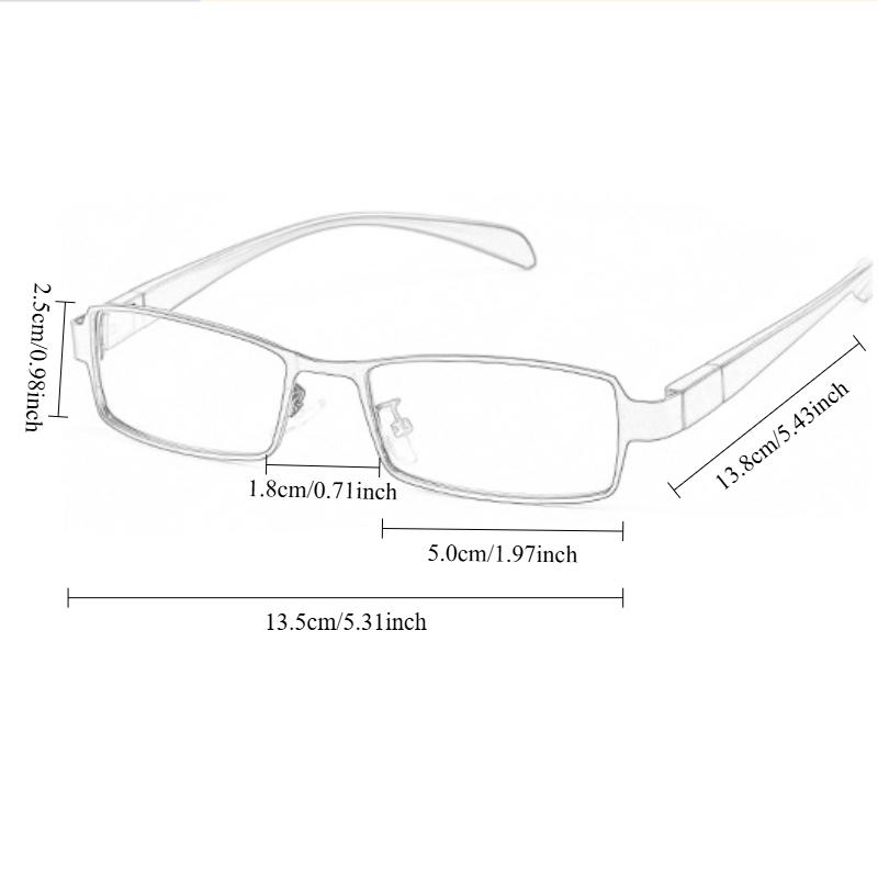 Men Women Portable Mini Folding Adjustable Frameless Reading Glasses Lighter Glasses Case Anti-blue Light Presbyopic Eyeglasses