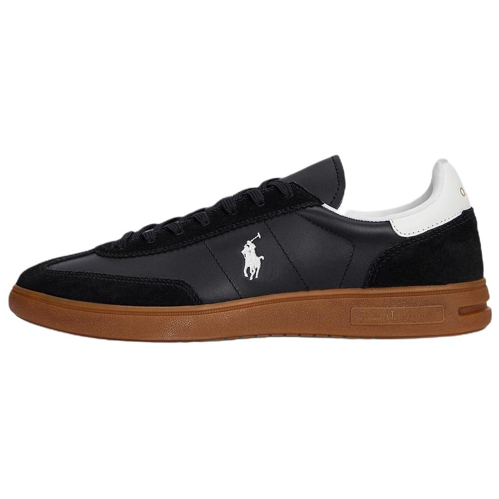 Polo Ralph Lauren Bedford Round Toe Lace-Up Training Shoes Low-Top Sneakers Unisex sneakers Black 100046153BLACK