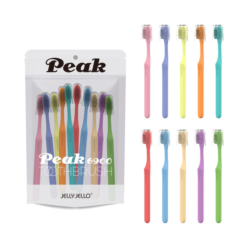 [30 Colors] Peak 6900 Toothbrush Set of 10
