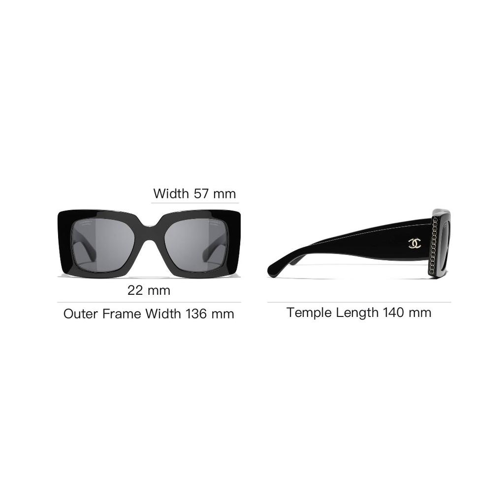 Chanel Chic Classic Versatile Casual Butterfly Sunglasses Women sunglasses CH5480HC622T8