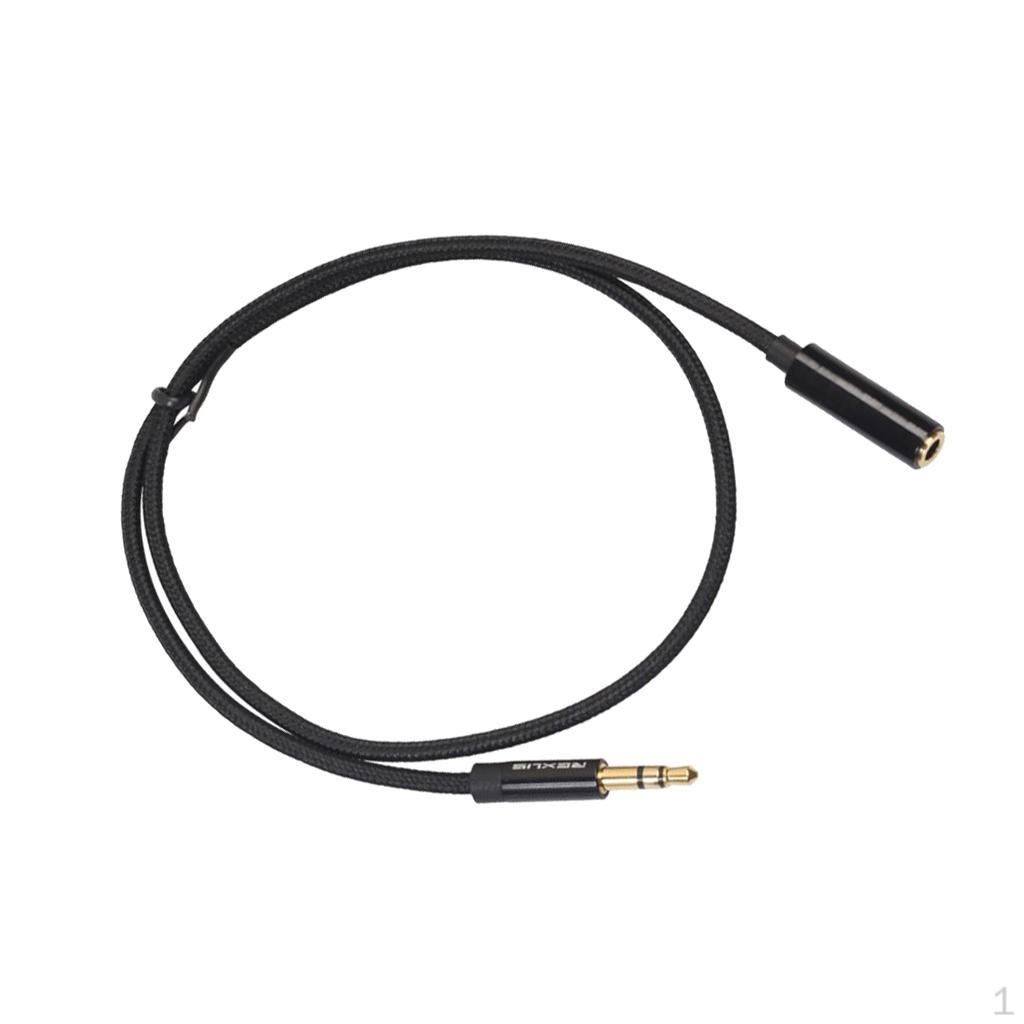 3.5mm Male To Female Headphone/ AUX Audio Cable Extension Stereo