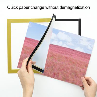 Yousheng Samolepicí Magnetický Držák Obrázků S Průhledným Krytem Nástěnný Rám Na Plakáty pro Obrázky a Dokumenty